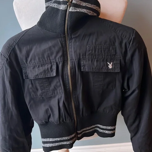 Vintage💥PLAYBOY Bomber Jacket - Picture 12 of 16